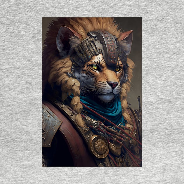 Cyberpunk Lion Bounty Hunter by TortillaChief